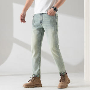 Men's Women's Light Multiple Color Loose Fit Denim Jeans Casual Washed Wide Leg Style Summer Wear Denim <b>Jacket</b> Pant Baggy Styles - Product Image 2