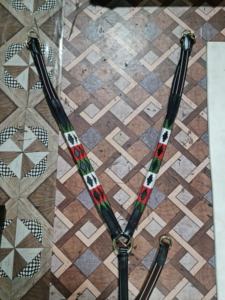 อุปกรณ์ขี่ม้าระดับพรีเมียม ALR หนังอิตาลีแท้ นุ่มสบาย แบบ POLO Martingale และแผ่นรองอกม้า สำหรับการดูแลม้า - Product Image 3