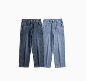 Jean large et droit décontracté pour homme, pantalon oversize unisexe, streetwear ample en denim vintage - Product Image 2