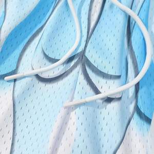 Shorts de basket-ball pour hommes en maille 100 % polyester, taille mi-haute, avec sublimation intégrale et ourlet personnalisé – Nouvelle collection en promotion - Product Image 3