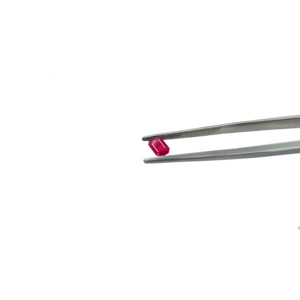 Rubis naturels non traités du Mozambique, octogones calibrés 4x6mm, pierres précieuses de rubis naturelles facettées pour la fabrication de bijoux, prêtes à l'emploi - Product Image 3