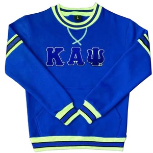 Sweatshirts de sororité avec logo brodé et en chenille, col rond unisexe, sweat-shirt surdimensionné personnalisé - Product Image 3