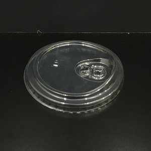 Venta directa de fábrica: Tapas de plástico PET transparentes desechables de 90/95 mm, tipo domo y planas, para envasado de bebidas en Vietnam. ¡Gran oferta! - Product Image 3