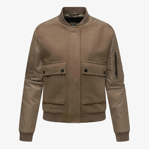 Vestes universitaires personnalisées pour hommes en toile 100% coton imperméable, corps respirant en satin avec poches, style Letterman - Product Image 1