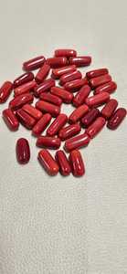 พลอยปะการังสีแดงธรรมชาติจากอิตาลี รูปทรงแคปซูล คุณภาพดีเยี่ยม สำหรับทำเครื่องประดับ - Product Image 3