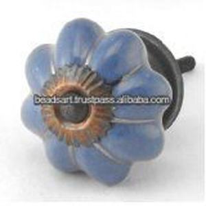 Poignées de bouton en céramique modernes tire différentes couleurs pour tiroir commode cuisine chambre salle de bain salon armoires de gymnastique villas - Product Image 1