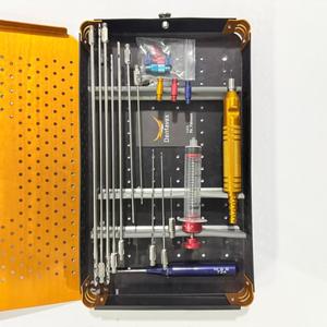 Kit d'instruments pour vis cannelées de 4,5 mm en acier inoxydable pour chirurgie orthopédique, outils chirurgicaux certifiés CE Dentavex - Product Image 6