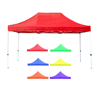 Tentes pliantes et dépliables d'extérieur 10x10 pour kiosque, auvent extensible, vente en gros
