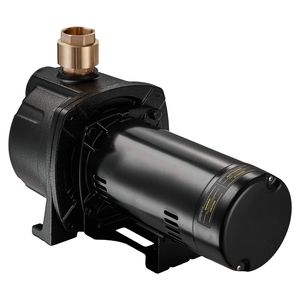 Pompe à jet en fonte double tension 1,5 CV pour puits peu profond, 4250 GPH, hauteur de refoulement max. 108 pi, Easy V AC 115/230 Volt - Product Image 1