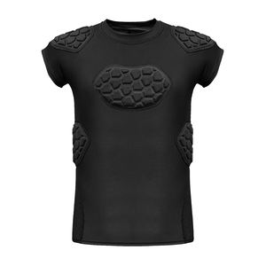 Camiseta Deportiva de Compresión Acolchada para Hombre, Manga Corta, para Entrenamiento - Product Image 1