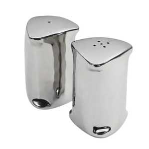 Modern Eco-Friendly Food Grade Stainless Steel Slanted <b>Salt</b> Pepper Shakers Adjustable <b>Coarseness</b> Leak Proof Dishwasher Spice - Product Image 1