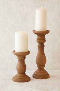 Handmade Wooden <b>Candle</b> Holder with Natural Finish Rustic Style Decorative Wooden <b>Candle</b> Holder for Living Room and Bedroom Decor - Product Image 3