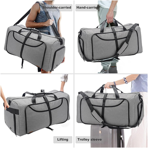 กระเป๋าเดินทางแบบดัฟเฟิลประสิทธิภาพสูง สำหรับออกกำลังกาย กีฬา กันน้ำ ทนทาน ใช้ได้ทั้งวันหยุดสุดสัปดาห์และค้างคืน - Product Image 5