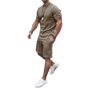 Ropa Deportiva para Hombre de Secado Rápido, 100% Algodón, Ligera, Diseño 2 en 1, Camiseta Deportiva de Manga Corta y Pantalones Cortos para Correr, Gimnasio, Baloncesto - Product Image 5