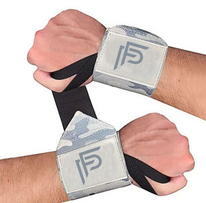 สายรัดข้อมือลายพรางที่ดีที่สุดสำหรับผู้ชายและผู้หญิง สำหรับยกน้ำหนัก ฝึกความแข็งแรง พร้อมห่วงนิ้วโป้งที่สวมใส่สบาย ใช้สำหรับออกกำลังกาย - Product Image 1