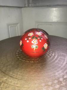 Adorno Navideño de Cerámica Blanca Sublimada con Purpurina, Hecho a Mano y Personalizado, Colgante de Transferencia Térmica de 7.3cm para Festividades, Venta al Por Mayor - Product Image 5