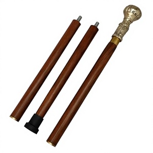Canne de <span class=keywords><strong>marche</strong></span> en <span class=keywords><strong>bois</strong></span> naturel, réglable en longueur, robuste, style <span class=keywords><strong>vintage</strong></span> moderne, avec tête ronde, vente en gros - Product Image 1