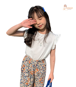 Blusa de Manga Larga de Color Sólido para Niña, Estilo Vintage, Ropa de Otoño para Bebés, Blusa de Algodón para Niñas Pequeñas - Product Image 1