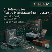 Logiciel IA pour l'industrie de la fabrication plastique, conception de sites web, applications mobiles Android iOS, plugin WordPress Shopify, e-commerce