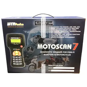 摩托车诊断扫描仪motoscan7具有ODO-meter值，重新编程ECM，模拟ECU信号 (ECU测试仪)