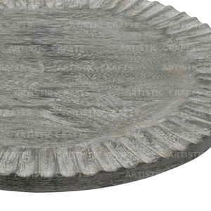 Plateau tournant paresseux en bois de manguier noir Susan pour table Charcuterie en bois plaqué plateau de service en bois Extra Large - Product Image 2