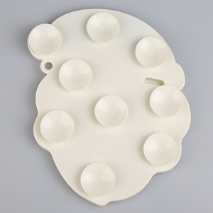 Pet Food Tray With <b>Partition</b> For Wet Food Storage Organization Melamine Regular Size - Product Image 3