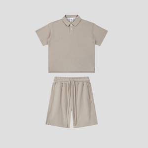 Causal Custom Two 2 Piece Short And Shirt Custom <b>Men'S</b> Shirt and Shorts Set Custom Short Sets for <b>Men</b> Custom Logo - Product Image 1