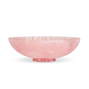 Bol en résine rose fait main, design oriental poli, pour servir des aliments, bols pour cadeaux, pour la maison, l'hôtel, les mariages, par Curio Craft - Product Image 1