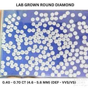 Diamants CVD ronds VS1 de 3,0 mm à 4,0 mm, cultivés en laboratoire, personnalisables, pour la fabrication de bijoux faits à la main, polis en Inde - Product Image 4