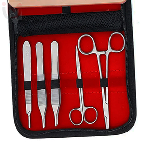 Kit d'entraînement à la suture avec coussin d'entraînement en silicone et instruments en acier inoxydable pour étudiants en médecine - Product Image 4