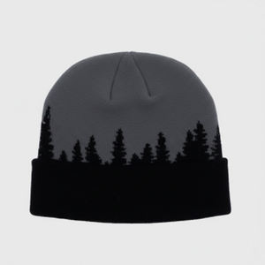 Bonnet en acrylique tricoté de haute qualité avec broderie cœur, nœuds personnalisés, design élégant pour Thanksgiving, jacquard 2026 - Product Image 1