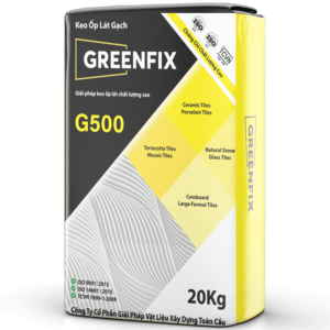 GREENFIX Mortero Adhesivo de Cemento de Fijación Rápida Gris 20kg C2 Estándar para Uso en Construcción y Adhesivo para Azulejos Cerámicos - Product Image 1