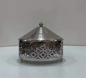 Réchaud de Luxe Doré avec Couvercle en Acier Inoxydable, Plat de Service Buffet, Plateau de Présentation pour Hôtels et Traiteurs - Product Image 5