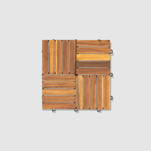 SMARTWOOD Carrelage en bois d'acacia naturel antidérapant pour terrasse, parquet extérieur en bois massif pour terrasse et bord de piscine – Fabricant - Product Image 4