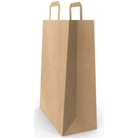 Sac en papier blanc à fond carré avec cordon de serrage, écologique, jetable, recyclable, logo personnalisé