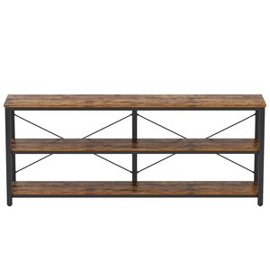 Table console à 3 niveaux avec structure en métal pour utilisation près du canapé - Product Image 3