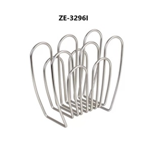Porte-serviettes en fer fait main, style minimaliste scandinave, organiseur de serviettes de qualité supérieure, support de table moderne pour salle à manger, cuisine, restaurant - Product Image 5