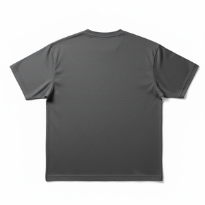 เสื้อยืดทรงบ็อกซี่ผู้ชาย แบบเรียบ โอเวอร์ไซส์ ไหล่ตก สตรีทแวร์ แบรนด์สั่งทำได้ คุณภาพสูง ผ้าคอตตอนหนา - Product Image 3