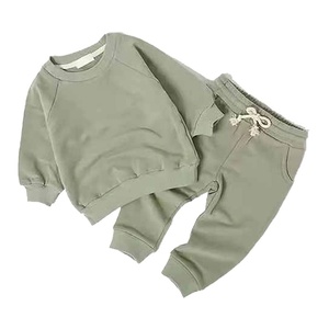 Conjunto Deportivo con Capucha para Bebés Niños, Color Sólido, Manga Larga, Corte Holgado Informal, 100% Algodón, Peso Medio, Ropa de Otoño con Bolsillos Laterales 2027 - Product Image 4