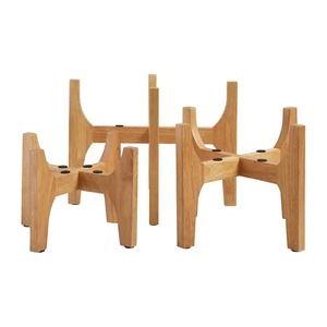 Support pour plantes en bois massif de haute qualité, fait à la main, luxueux, pour la présentation de pots de fleurs, décoration intérieure - Product Image 4