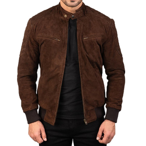 Chaquetas de cuero para hombre, estilo moderno streetwear para la colección de invierno, proveedor OEM personalizado de chaquetas de cuero para hombre. - Product Image 2