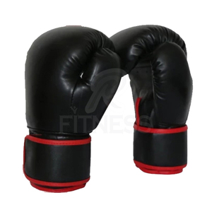 Guantes de Boxeo Profesionales con Cubierta de Cuero Premium, Amortiguación de Alta Densidad y Cierre de Soporte para Muñeca - Product Image 1