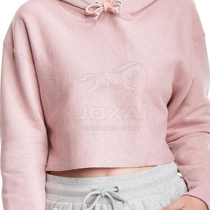 เสื้อครอปฮู้ดดี้ผู้หญิง แขนยาว สไตล์ล่าสุด ราคาประหยัด เสื้อครอปฮู้ดดี้ลำลองสำหรับผู้หญิง - Product Image 5