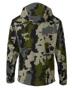Veste de chasse d'hiver en softshell camouflage pour homme, imperméable, coupe-vent, respirante, fermeture éclair, logo frontal, OEM - Product Image 2