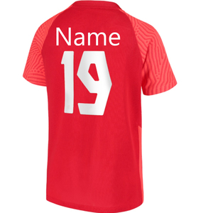 Factory Low Price Solid Crew Neck Soccer Jersey Short Sleeves Breathable Lightweight Custom Logo Printing Summer 100% Polyester - Product Image 4