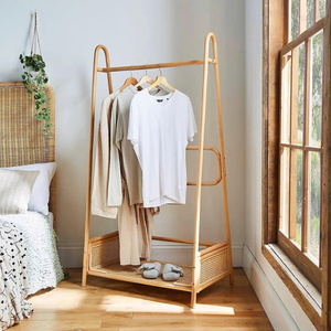 Rattan Drying Clothes Rack Cloth Stands and <b>Shoe</b> Shelf Racks Cheapest Price Large Quantity OEM Accepted - Product Image 6