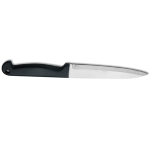 Cuchillo de Chef Profesional de Acero Inoxidable con Mango Negro, Cuchillo para Cortar y Rebanar Carne, Herramienta Afilada para Preparación de Alimentos en la Cocina con Diseño Ergonómico - Product Image 1