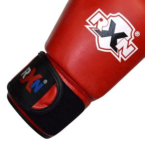 Guantes de Boxeo Profesionales RXN con Empuñaduras de Cuero y Cierre de Velcro - Modelo de Competición World Champ BG-3 - Product Image 5