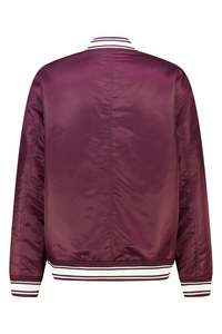 แจ็คเก็ตวาร์ซิตี้ผ้าซาตินคุณภาพสูงสำหรับผู้ชาย ดีไซน์ทันสมัย เสื้อแจ็คเก็ตเลตเตอร์แมนระดับพรีเมียมเพื่อแฟชั่นสุดยอด โฆษณาแจ็คเก็ตวาร์ซิตี้ - Product Image 2