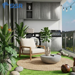 SSR VINA - Loseta de Césped Artificial Encastrable - Suelo Exterior DIY para Balcón, Patio y Jardín, Fácil Instalación, Drenaje Duradero - Product Image 2